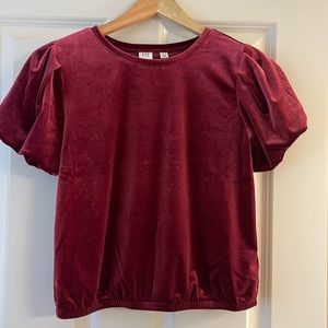 Gap Girls Velvet Top